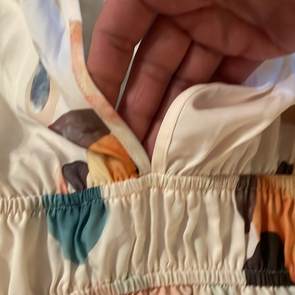 Sissyaki Deep V 3/4 Sleeve Boho Dress Size Medium - Picture 16 of 17